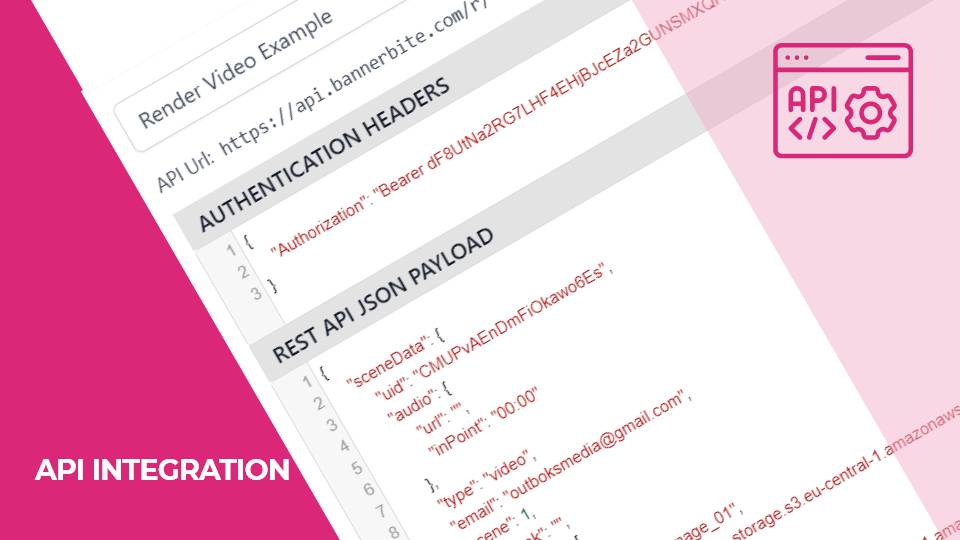 Bannerbite Video Creation API Integration
